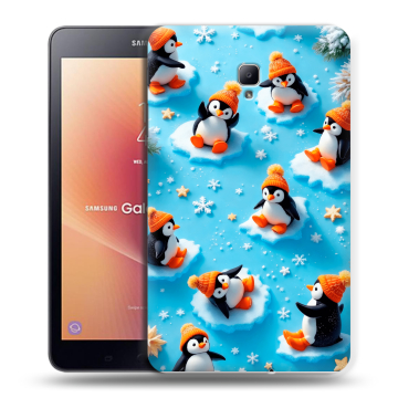 Силиконовый чехол на Samsung Galaxy Tab A 8.0 (2017) с принтом Новый год