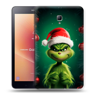 Силиконовый чехол на Samsung Galaxy Tab A 8.0 (2017) с принтом Гринч Новый год Рождество