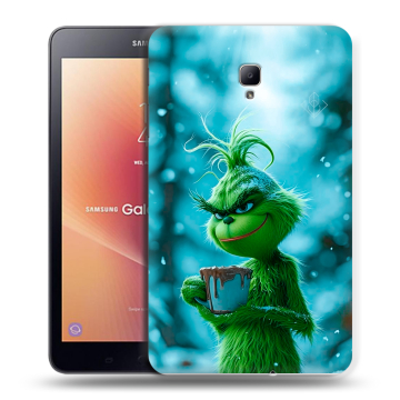 Силиконовый чехол на Samsung Galaxy Tab A 8.0 (2017) с принтом Новый год гринч