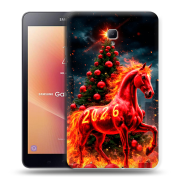Силиконовый чехол на Samsung Galaxy Tab A 8.0 (2017) с принтом Новый год