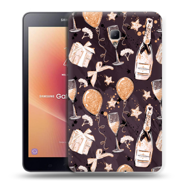 Силиконовый чехол на Samsung Galaxy Tab A 8.0 (2017) с принтом Новый год