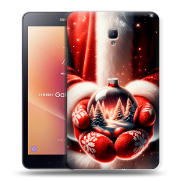 Силиконовый чехол на Samsung Galaxy Tab A 8.0 (2017) с принтом Новый год