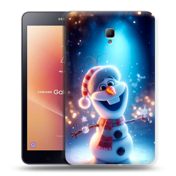 Силиконовый чехол на Samsung Galaxy Tab A 8.0 (2017) с принтом Новый год