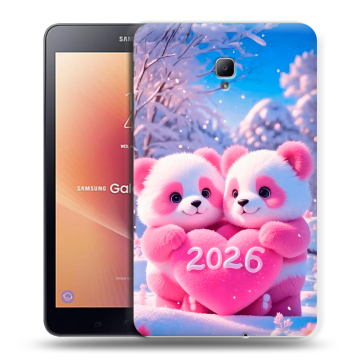 Силиконовый чехол на Samsung Galaxy Tab A 8.0 (2017) с принтом Новый год