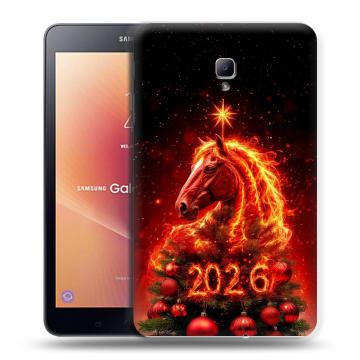 Силиконовый чехол на Samsung Galaxy Tab A 8.0 (2017) с принтом Новый год