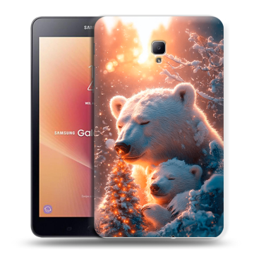 Силиконовый чехол на Samsung Galaxy Tab A 8.0 (2017) с принтом Новый год