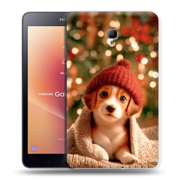 Силиконовый чехол на Samsung Galaxy Tab A 8.0 (2017) с принтом Новый год