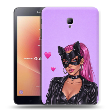Силиконовый чехол на Samsung Galaxy Tab A 8.0 (2017) с принтом женский
