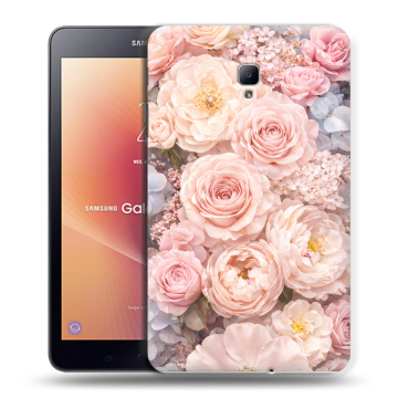 Силиконовый чехол на Samsung Galaxy Tab A 8.0 (2017) с принтом женский