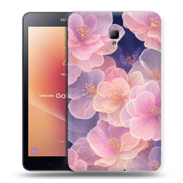 Силиконовый чехол на Samsung Galaxy Tab A 8.0 (2017) с принтом женский