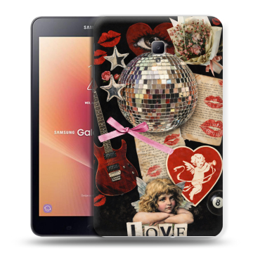 Силиконовый чехол на Samsung Galaxy Tab A 8.0 (2017) с принтом для девочек