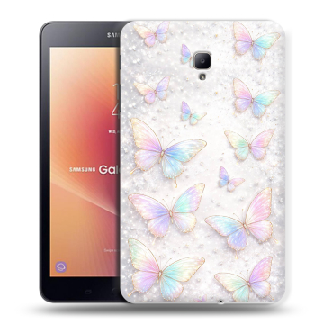 Силиконовый чехол на Samsung Galaxy Tab A 8.0 (2017) с принтом женский