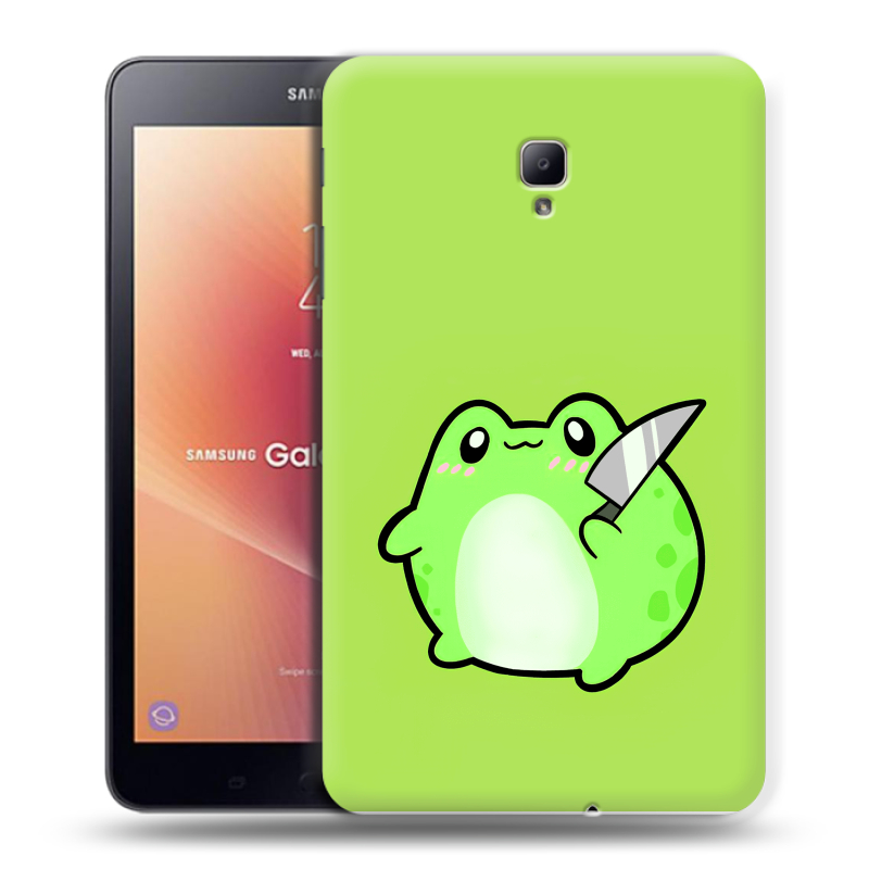 Силиконовый чехол на Samsung Galaxy Tab A 8.0 (2017) с принтом Лягушенок Силиконовый чехол на Samsung Galaxy Tab A 8.0 (2017) с принтом Лягушенок