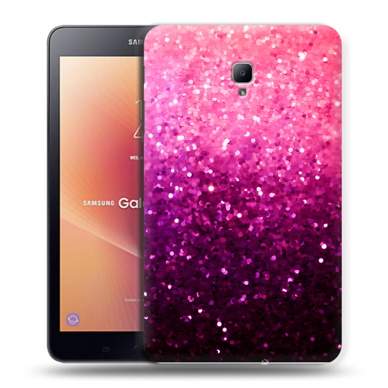 Силиконовый чехол на Samsung Galaxy Tab A 8.0 (2017) с принтом Блестки Силиконовый чехол на Samsung Galaxy Tab A 8.0 (2017) с принтом Блестки