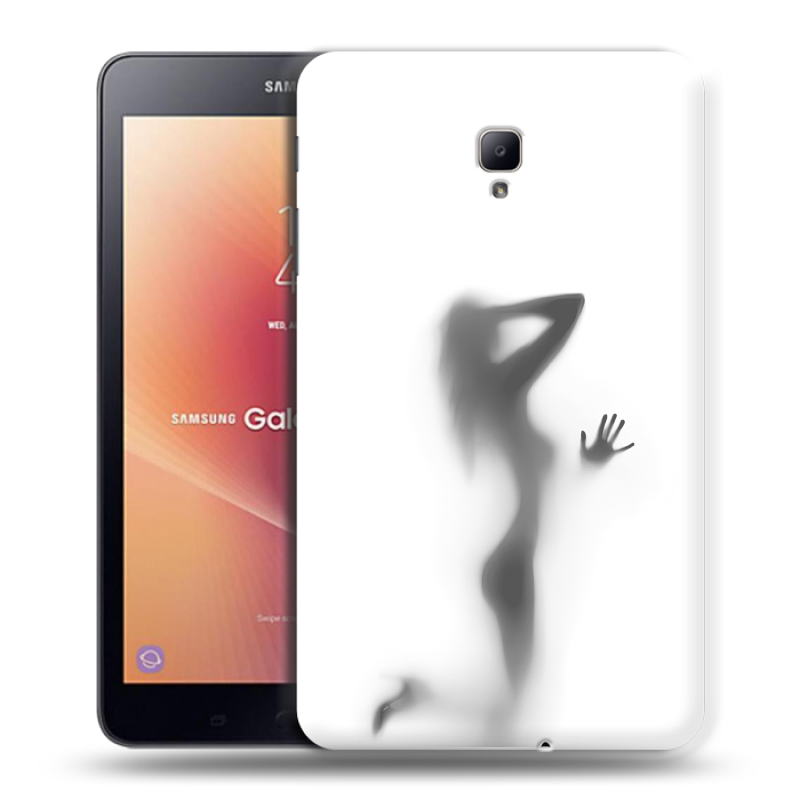 Силиконовый чехол на Samsung Galaxy Tab A 8.0 (2017) с принтом Силуэт Силиконовый чехол на Samsung Galaxy Tab A 8.0 (2017) с принтом Силуэт