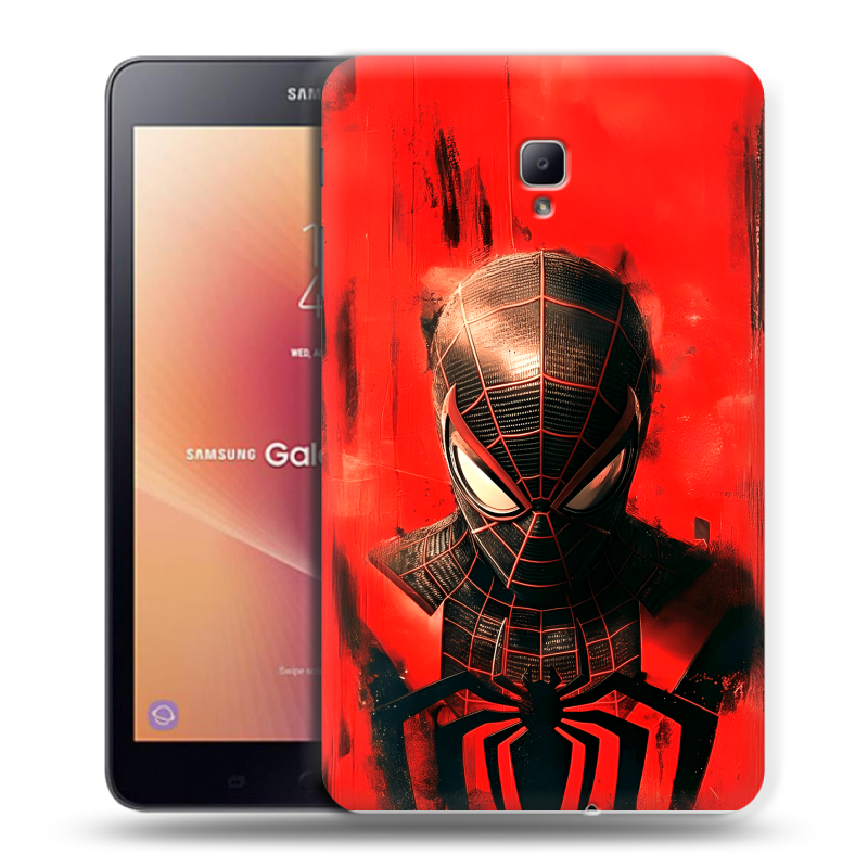 Силиконовый чехол на Samsung Galaxy Tab A 8.0 (2017) с принтом человек паук spiderman Силиконовый чехол на Samsung Galaxy Tab A 8.0 (2017) с принтом человек паук spiderman