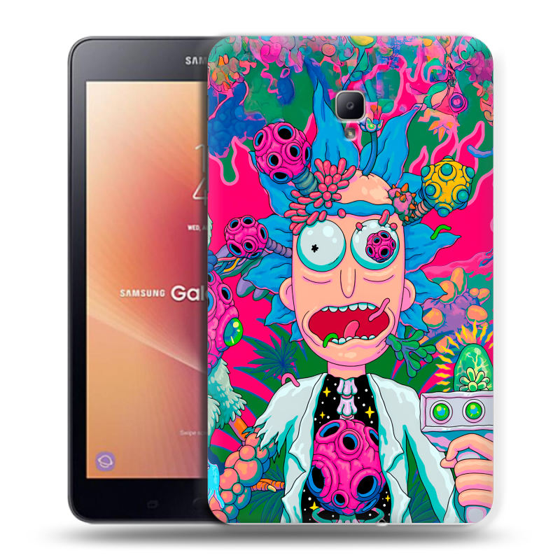 Силиконовый чехол на Samsung Galaxy Tab A 8.0 (2017) с принтом Рик и Морти Rick Morty Силиконовый чехол на Samsung Galaxy Tab A 8.0 (2017) с принтом Рик и Морти Rick Morty