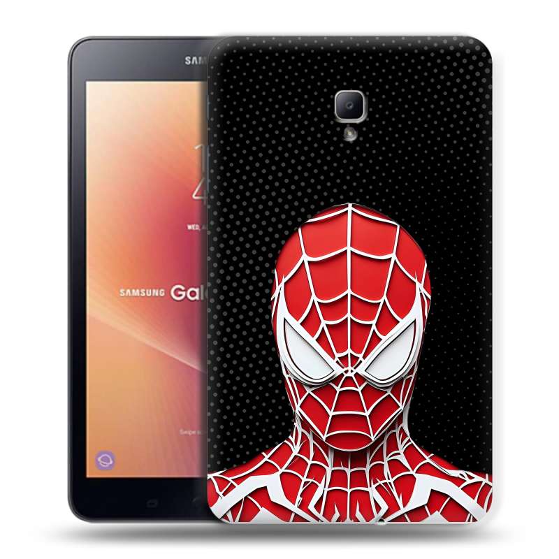 Силиконовый чехол на Samsung Galaxy Tab A 8.0 (2017) с принтом человек паук spiderman Силиконовый чехол на Samsung Galaxy Tab A 8.0 (2017) с принтом человек паук spiderman