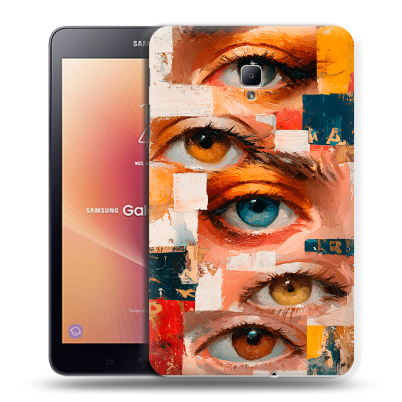 Силиконовый чехол на Samsung Galaxy Tab A 8.0 (2017) с принтом Модный принт Силиконовый чехол на Samsung Galaxy Tab A 8.0 (2017) с принтом Модный принт