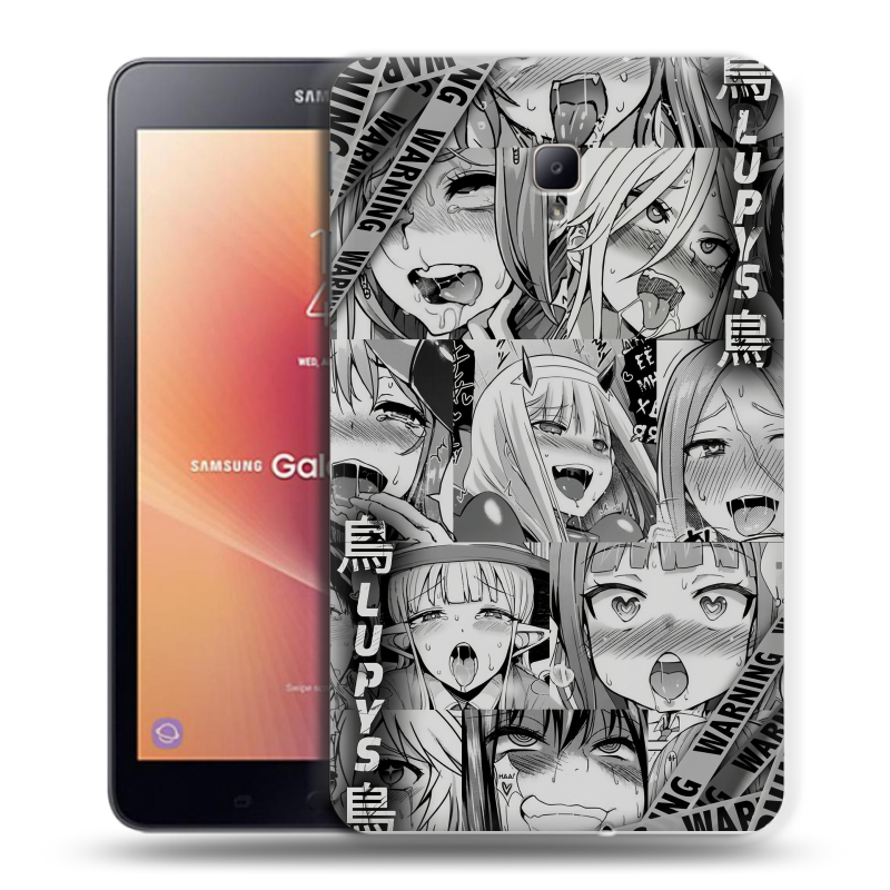 Силиконовый чехол на Samsung Galaxy Tab A 8.0 (2017) с принтом Ahegao Ахегао Аниме Силиконовый чехол на Samsung Galaxy Tab A 8.0 (2017) с принтом Ahegao Ахегао Аниме