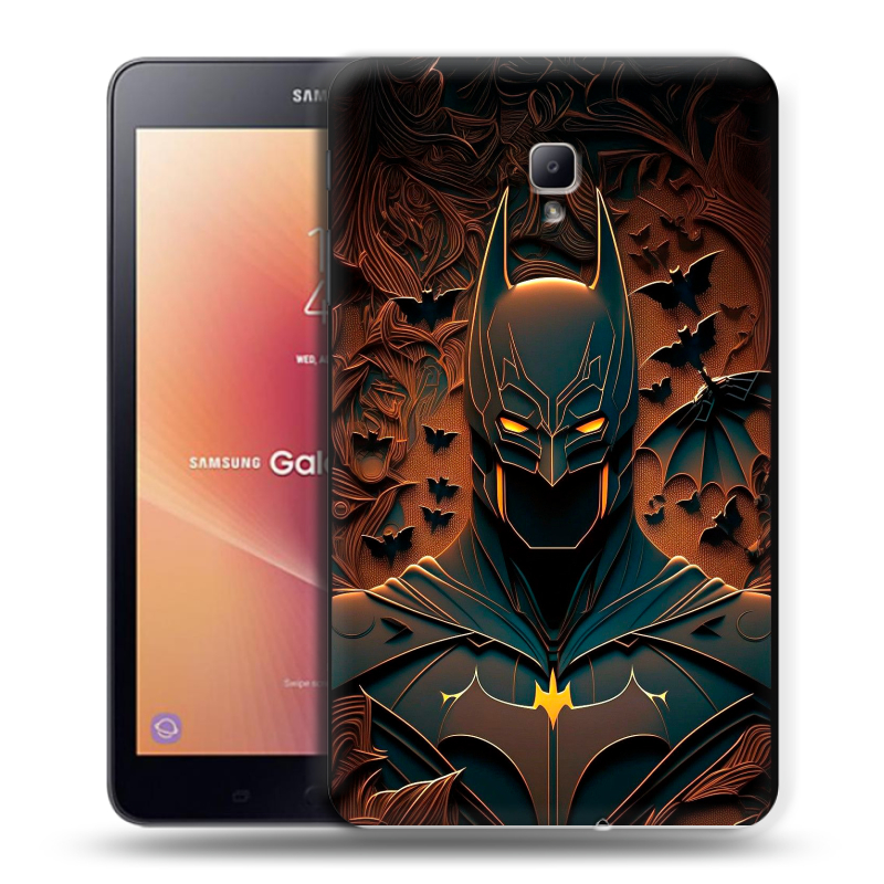 Силиконовый чехол на Samsung Galaxy Tab A 8.0 (2017) с принтом Batman Бэтмен Силиконовый чехол на Samsung Galaxy Tab A 8.0 (2017) с принтом Batman Бэтмен