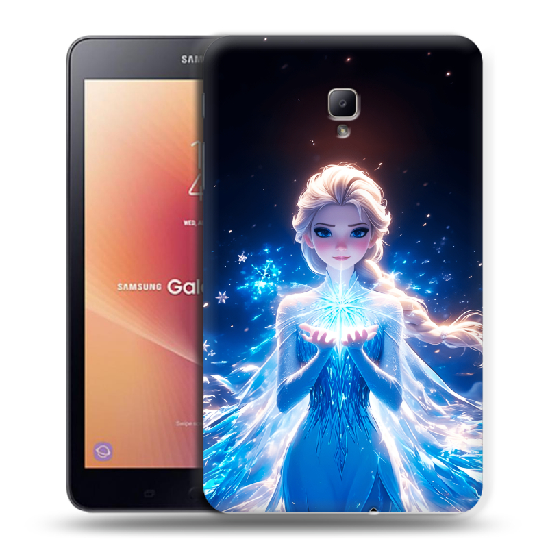 Силиконовый чехол на Samsung Galaxy Tab A 8.0 (2017) с принтом Холодное сердце Frozen Силиконовый чехол на Samsung Galaxy Tab A 8.0 (2017) с принтом Холодное сердце Frozen
