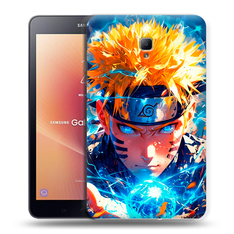 Силиконовый чехол на Samsung Galaxy Tab A 8.0 (2017) с принтом Аниме Наруто Naruto Силиконовый чехол на Samsung Galaxy Tab A 8.0 (2017) с принтом Аниме Наруто Naruto