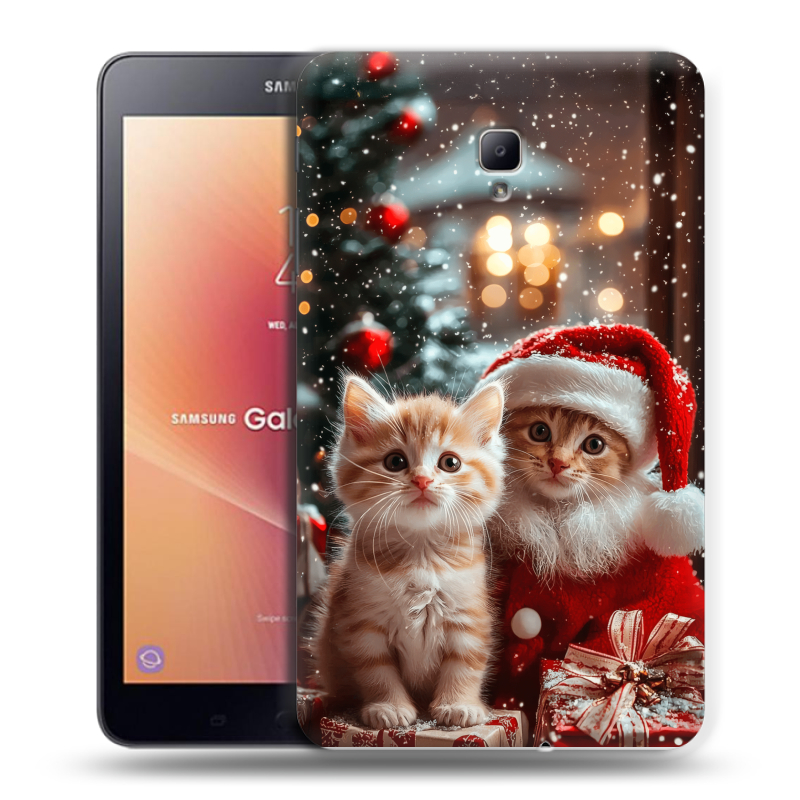 Силиконовый чехол на Samsung Galaxy Tab A 8.0 (2017) с принтом Новый год Силиконовый чехол на Samsung Galaxy Tab A 8.0 (2017) с принтом Новый год
