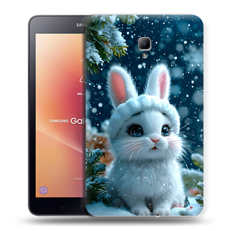 Силиконовый чехол на Samsung Galaxy Tab A 8.0 (2017) с принтом Новый год Силиконовый чехол на Samsung Galaxy Tab A 8.0 (2017) с принтом Новый год