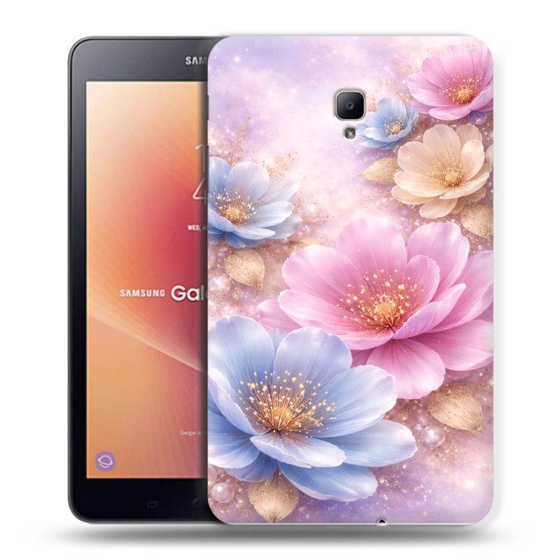 Силиконовый чехол на Samsung Galaxy Tab A 8.0 (2017) с принтом женский Силиконовый чехол на Samsung Galaxy Tab A 8.0 (2017) с принтом женский
