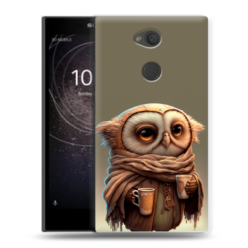 Пластиковый чехол на Sony Xperia L2 с принтом Сова