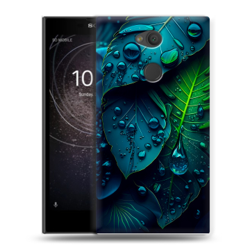 Пластиковый чехол на Sony Xperia L2 с принтом Листья Пластиковый чехол на Sony Xperia L2 с принтом Листья