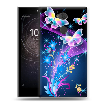 Пластиковый чехол на Sony Xperia L2 с принтом Бабочки