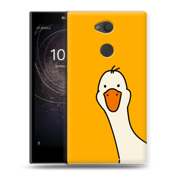 Пластиковый чехол на Sony Xperia L2 с принтом Утка Пластиковый чехол на Sony Xperia L2 с принтом Утка