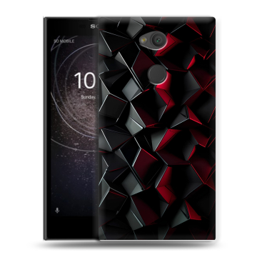 Пластиковый чехол на Sony Xperia L2 с принтом Абстракция