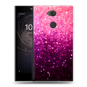 Пластиковый чехол на Sony Xperia L2 с принтом Блестки Пластиковый чехол на Sony Xperia L2 с принтом Блестки