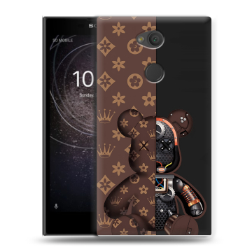 Пластиковый чехол на Sony Xperia L2 с принтом Луи робот