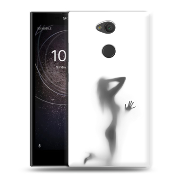 Пластиковый чехол на Sony Xperia L2 с принтом Силуэт