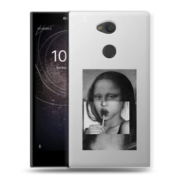 Пластиковый чехол на Sony Xperia L2 с принтом Мона Лиза Пластиковый чехол на Sony Xperia L2 с принтом Мона Лиза