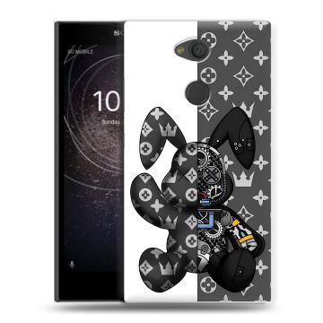 Пластиковый чехол на Sony Xperia L2 с принтом Луи робот