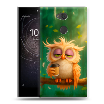 Пластиковый чехол на Sony Xperia L2 с принтом сова
