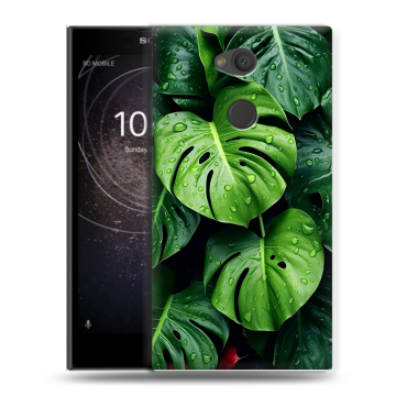 Пластиковый чехол на Sony Xperia L2 с принтом Листья Пластиковый чехол на Sony Xperia L2 с принтом Листья
