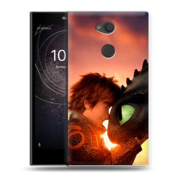 Пластиковый чехол на Sony Xperia L2 с принтом Как приручить дракона Пластиковый чехол на Sony Xperia L2 с принтом Как приручить дракона