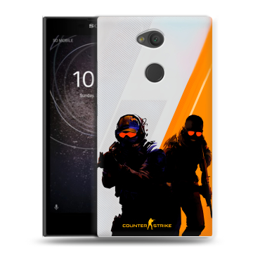 Пластиковый чехол на Sony Xperia L2 с принтом Контер страйк Counter strike Пластиковый чехол на Sony Xperia L2 с принтом Контер страйк Counter strike
