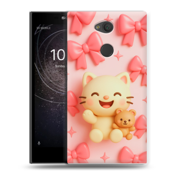 Пластиковый чехол на Sony Xperia L2 с принтом для девочек Пластиковый чехол на Sony Xperia L2 с принтом для девочек