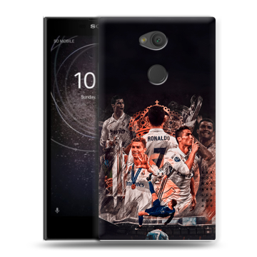 Пластиковый чехол на Sony Xperia L2 с принтом Реал Роналдо Real Ronaldo