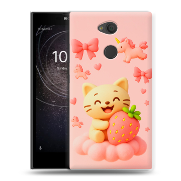 Пластиковый чехол на Sony Xperia L2 с принтом для девочек Пластиковый чехол на Sony Xperia L2 с принтом для девочек