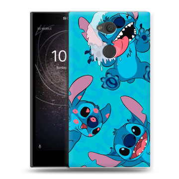 Пластиковый чехол на Sony Xperia L2 с принтом Лило и Стич