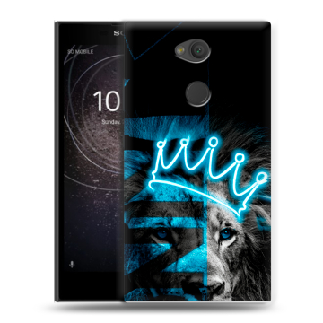 Пластиковый чехол на Sony Xperia L2 с принтом Король лев Пластиковый чехол на Sony Xperia L2 с принтом Король лев