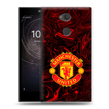 Пластиковый чехол на Sony Xperia L2 с принтом Manchester United Пластиковый чехол на Sony Xperia L2 с принтом Manchester United